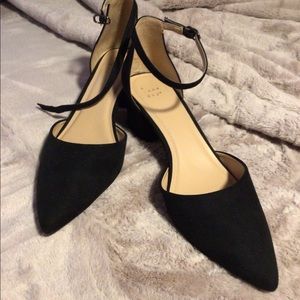 A New Day Black Pointed Toe Dress Shoe